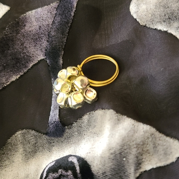 Women Handmade Jewelry Gold multi Cube Ring - Picture 5 of 5